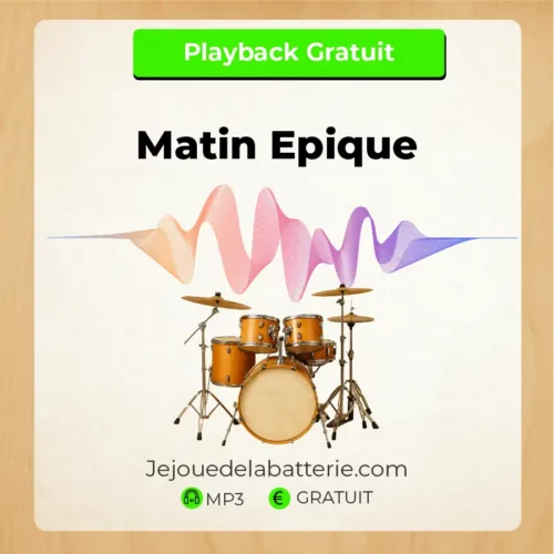 Playback batterie Gratuit – Matin Epique