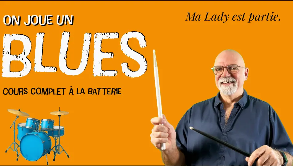Vignette YT MA Lady Vidéo Youtube On joue un blues à la batterie?